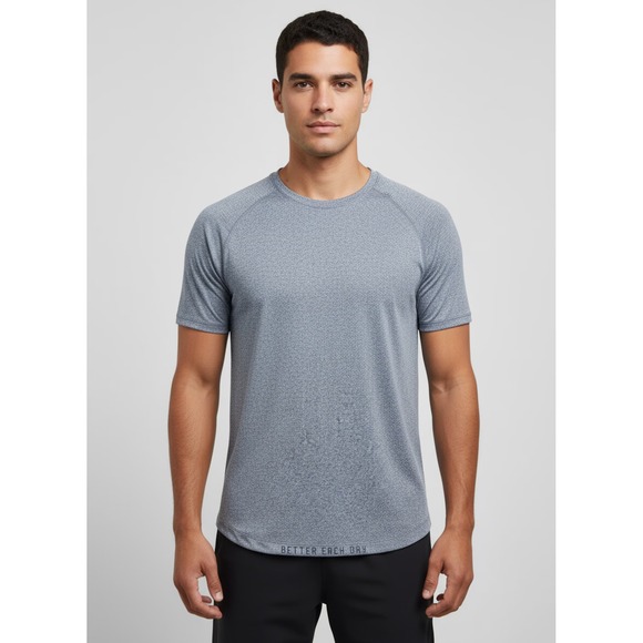 Lululemon License to Train Short Sleeve Men's Size L Gray Athletic Training - Picture 1 of 8